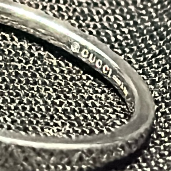 GUCCI 18K White Gold Interlocking G Ring – BRAND NEW - 100% Authentic - Picture 14 of 15